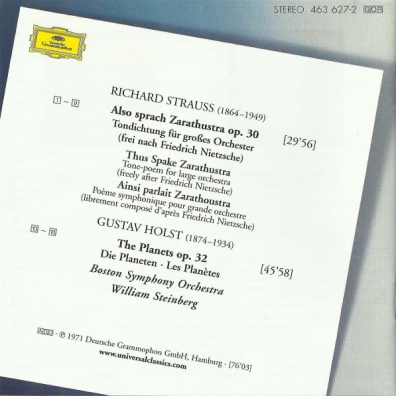 Holst, Strauss Mark Steinberg (Марк Штейнберг): Holst, Strauss