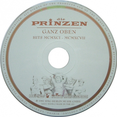 Die Prinzen (Дие Принзен): Ganz Oben - Hits Mcmxci - Mcmxcvii