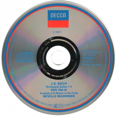 Bach: Suites 1-4 Neville Marriner (Невилл Марринер): Bach: Suites 1-4