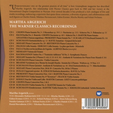Martha Argerich (Марта Аргерих): Martha Argerich: The Warner Classics Recordings