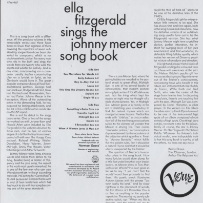 Ella Fitzgerald (Элла Фицджеральд): Sings The Johnny Mercer Songbook