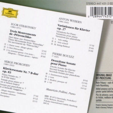 Maurizio Pollini (Маурицио Поллини): Stravinsky, Prokofiev,Webern