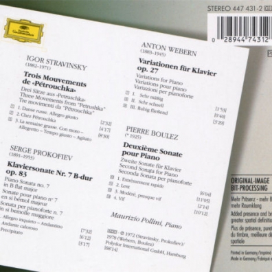 Stravinsky, Prokofiev,Webern Maurizio Pollini (Маурицио Поллини): Stravinsky, Prokofiev,Webern