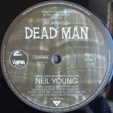 Dead Man: A Film By Jim Jarmus Neil Young (Нил Янг): Dead Man: A Film By Jim Jarmus