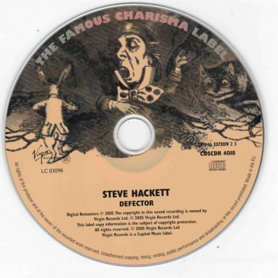 Defector Steve Hackett (Стив Хэкетт): Defector