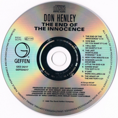 Don Henley (Дон Хенли): The End Of Innocence