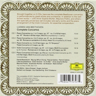Daniel Barenboim (Даниэль Баренбойм): Beethoven: Complete Concertos