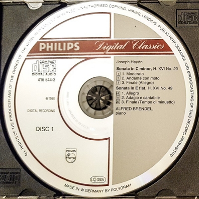 Haydn: Piano Sonatas Alfred Brendel (Альфред Брендель): Haydn: Piano Sonatas