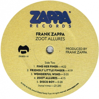 Frank Zappa (Фрэнк Заппа): Zoot Allures