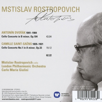 Mstislav Rostropovich (Мстислав Ростропович): Cello Concertos