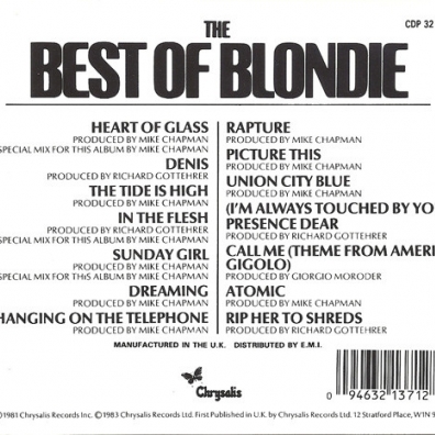 Blondie (Блонди): The Best Of Blondie