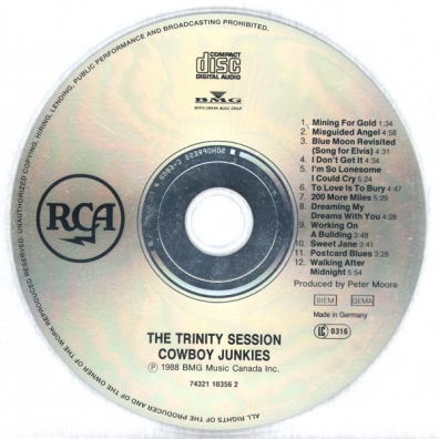 Cowboy Junkies (Ковбой Янкис): The Trinity Session