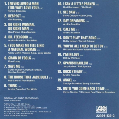 Aretha Franklin (Арета Франклин): 20 Greatest Hits