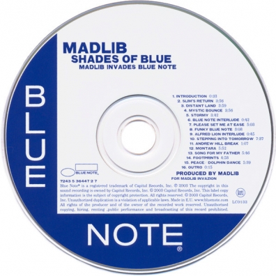Shades Of Blue: Madlib Invades Blue Note Madlib: Shades Of Blue: Madlib Invades Blue Note