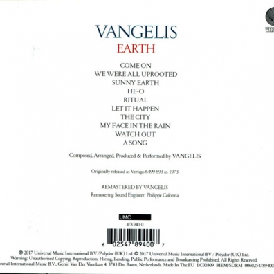 Earth Vangelis (Вангелис): Earth