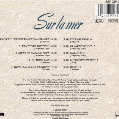 Sur La Mer The Moody Blues (Зе Муди Блюз): Sur La Mer
