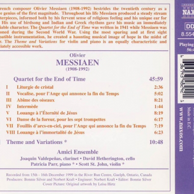 Quartet For The End Olivier Messiaen (Оливье Мессиан): Quartet For The End