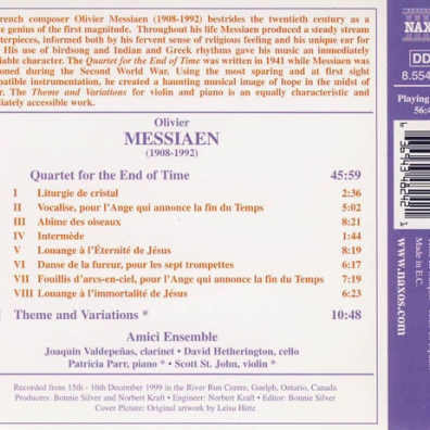 Olivier Messiaen (Оливье Мессиан): Quartet For The End