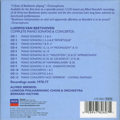 Alfred Brendel (Альфред Брендель): Beethoven: The Piano Sonatas & Concertos