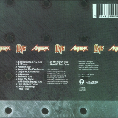 Live: The Island Years Anthrax (Антракс): Live: The Island Years