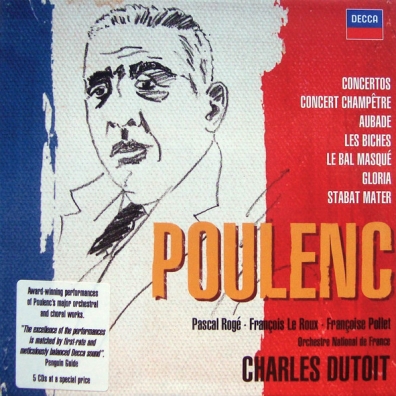 Charles Dutoit (Шарль Дютуа): Poulenc: Concertos, Orchestral & Choral Works
