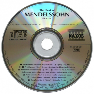 The Best Of Mendelssohn Felix Mendelssohn (Феликс Мендельсон): The Best Of Mendelssohn