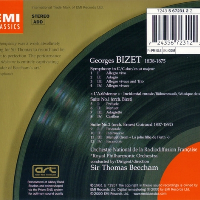 Symphony in C & L'Arlesienne Suites Thomas Beecham (Томас Бичем): Symphony in C & L'Arlesienne Suites
