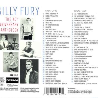 Billy Fury (Билли Фьюри): The 40th Anniversary Anthology