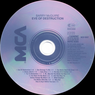 Barry McGuire (Бэрри МакГуайр): Eve Of Destruction