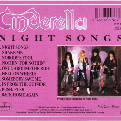 Cinderella (Синдерелла): Night Songs