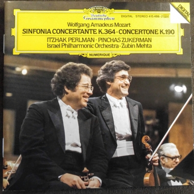 Zubin Mehta (Зубин Мета): Mozart: Sinfonia concertante K.364; Concertone K.1