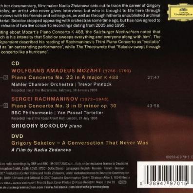 Mozart; Rachmaninov: Concertos Grigory Sokolov (Григорий Соколов): Mozart; Rachmaninov: Concertos