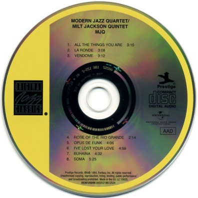 The Modern Jazz Quartet (Модерн Джаз Квартет): MJQ