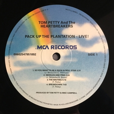 Tom Petty (Том Петти): Pack Up The Plantation Live!
