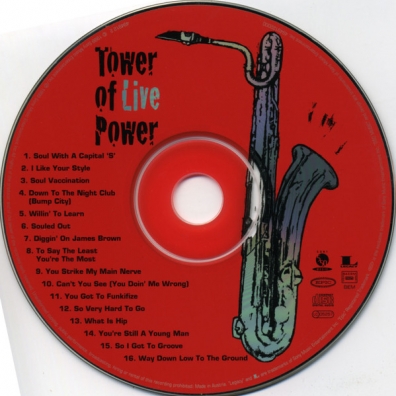 Tower Of Power (Тауэр Оф Пауэр): Soul Vaccination: Tower Of Power Live