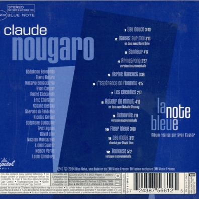 La Note Bleue Claude Nougaro (Клод Нугаро): La Note Bleue