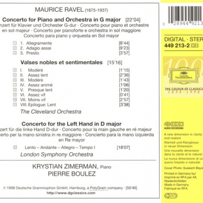 Ravel Krystian Zimerman (Кристиан Цимерман): Ravel