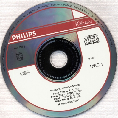 Mozart: The Complete Piano Trios; Clarinet Trio Beaux Arts Trio: Mozart: The Complete Piano Trios; Clarinet Trio