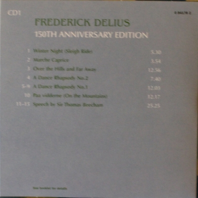 Delius Box: 150Th Anniversary Frederick Delius (Фредерик Делиус): Delius Box: 150Th Anniversary