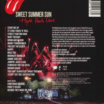 The Rolling Stones (Роллинг Стоунз): Sweet Summer Sun - Hyde Park Live