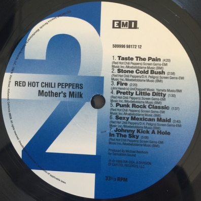 Mother's Milk Red Hot Chili Peppers (Ред Хот Чили Пеперс): Mother's Milk
