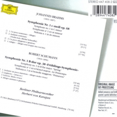 Herbert von Karajan (Герберт фон Караян): Brahms, Schumann: Symph.1