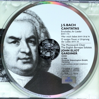 John Eliot Gardiner (Джон Элиот Гардинер): Bach:Whitsun Cantatas