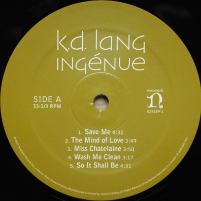 Ingenue K.D. Lang (Кэтрин Дон Ланг): Ingenue