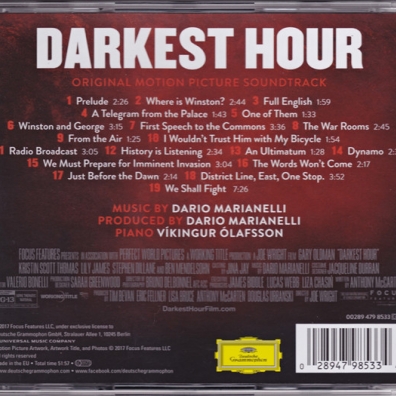 Darkest Hour Dario Marianelli (Дарио Марианелли): Darkest Hour