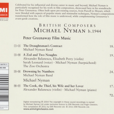 Michael Nyman (Майкл Найман): Peter Greenaway Film Music