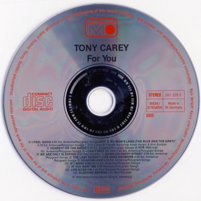 Tony Carey: For You