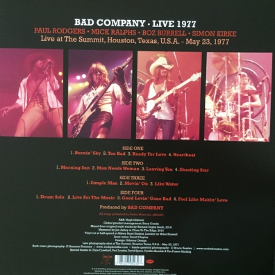 Bad Company (Бад Компани): Live 1977