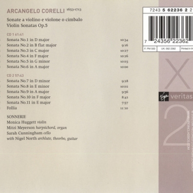 Arcangelo Corelli (Арканджело Корелли): Violin Sonatas Op 5