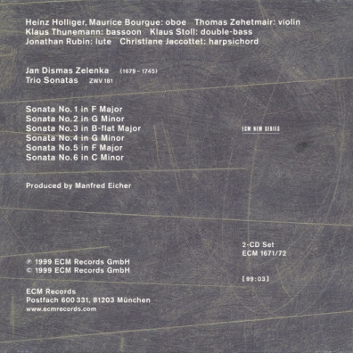 Trio Sonatas Zelenka: Trio Sonatas